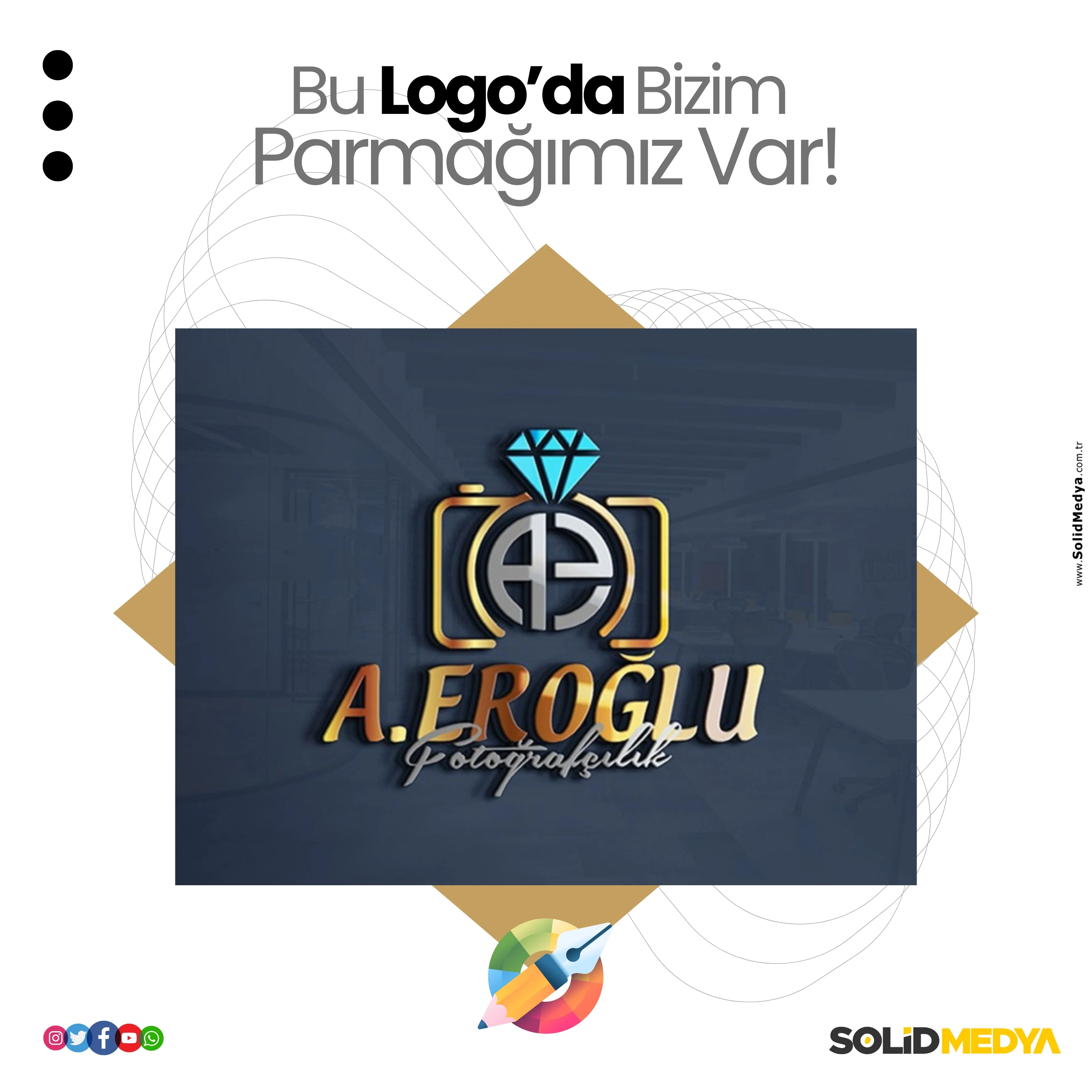 Aeroglufotografcilik - Logotasarim Projesi | Solid Medya