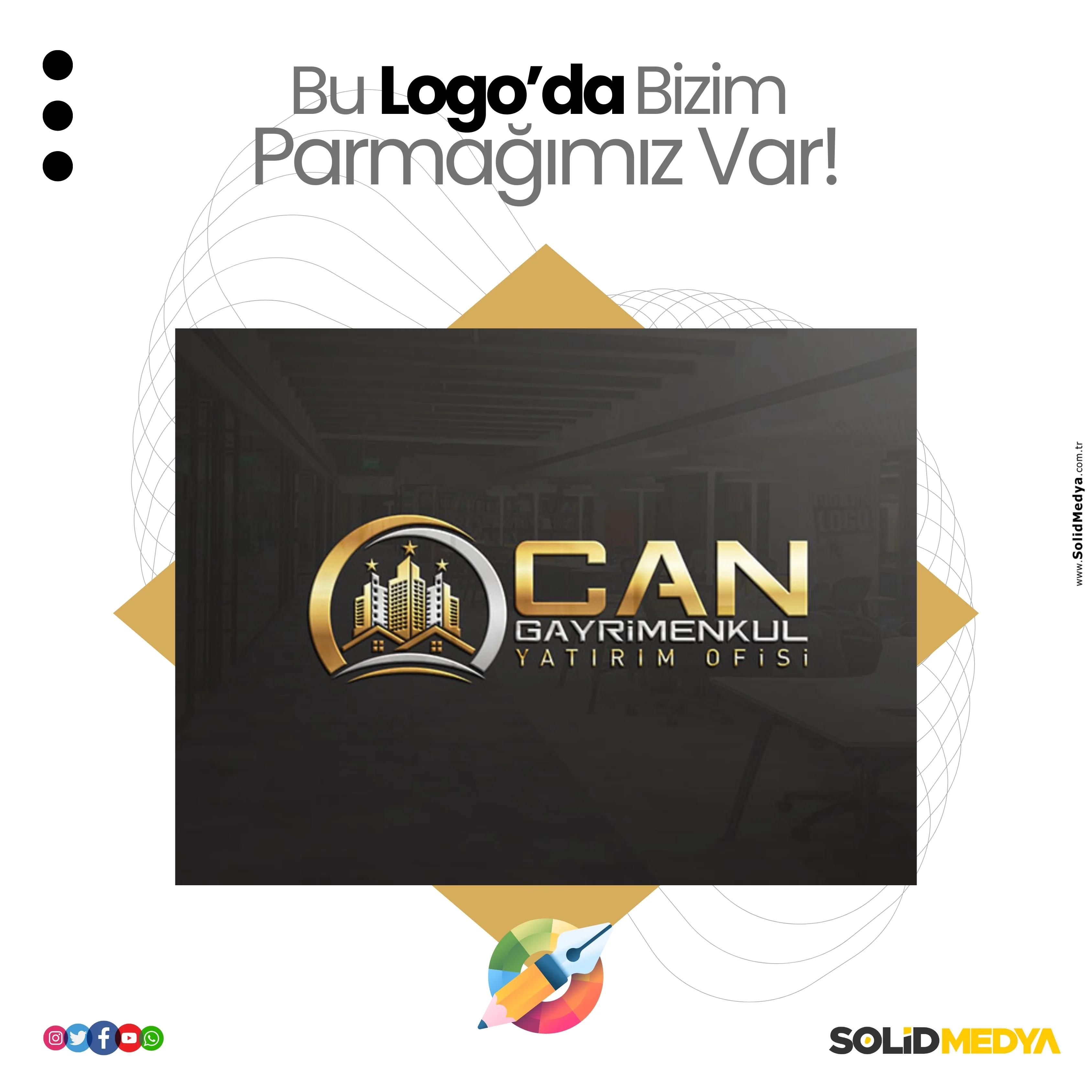 Cangayrimenkul - Logotasarim Projesi | Solid Medya