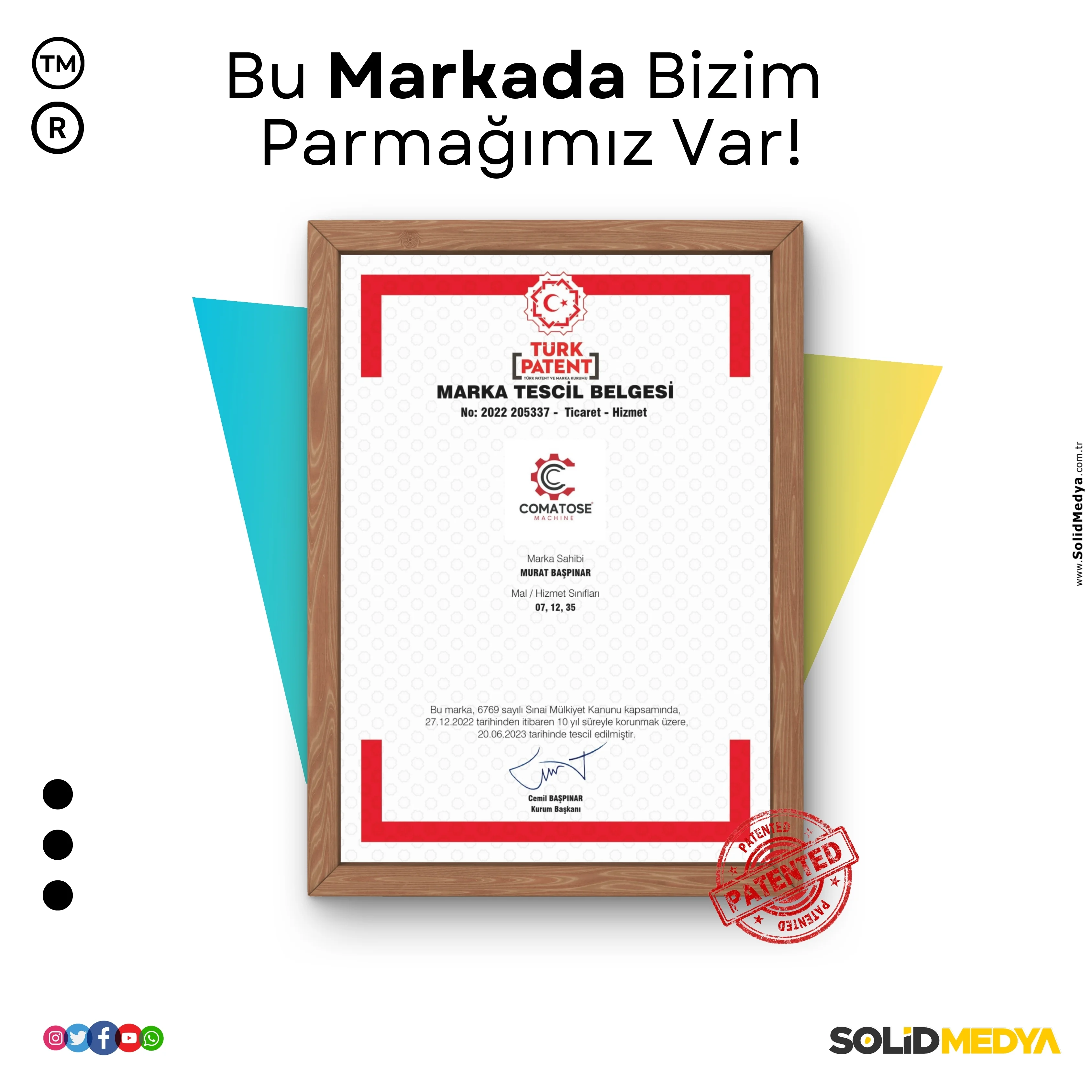 Comatesemachine - Markatescil Projesi | Solid Medya