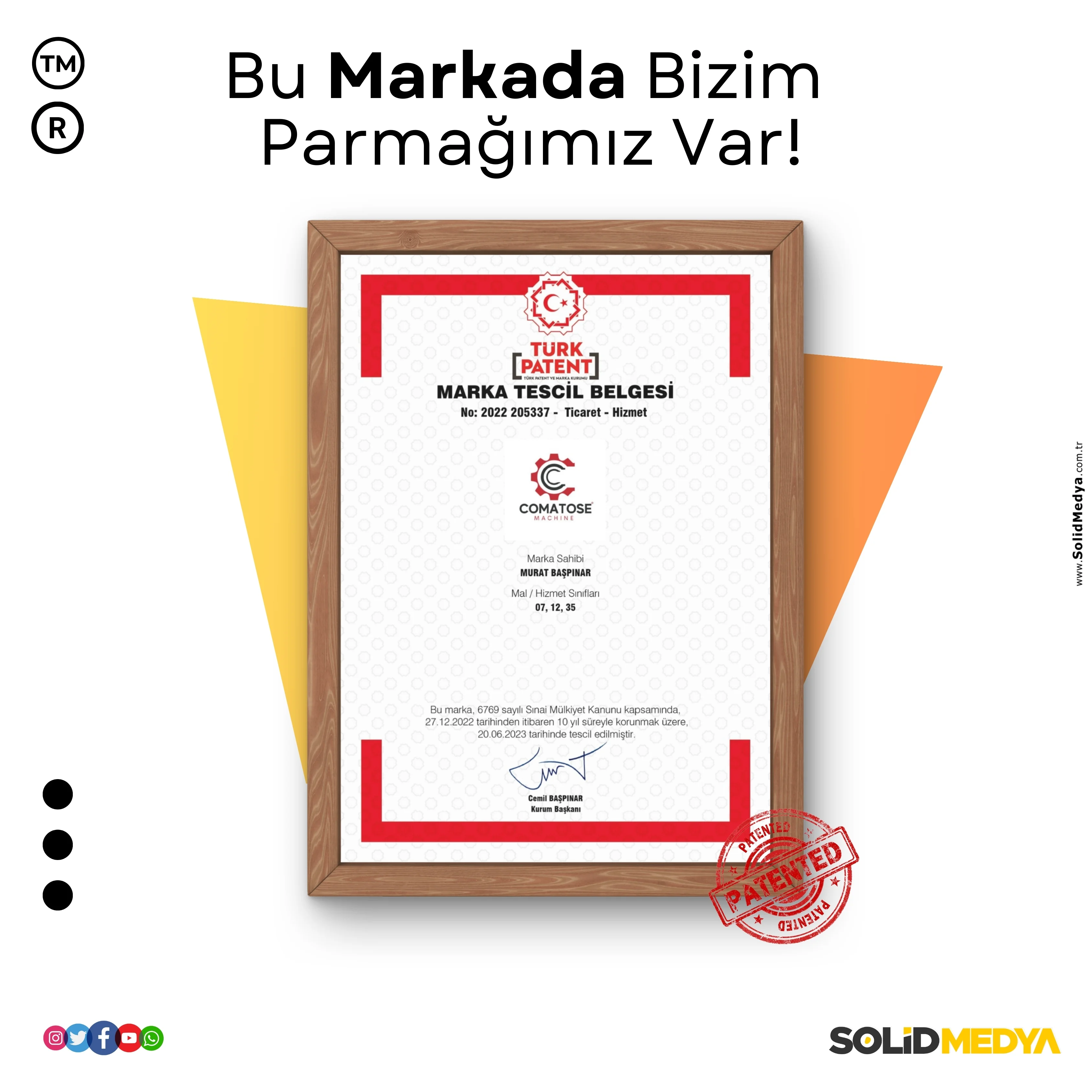 Comatosemakine - Markatescil Projesi | Solid Medya