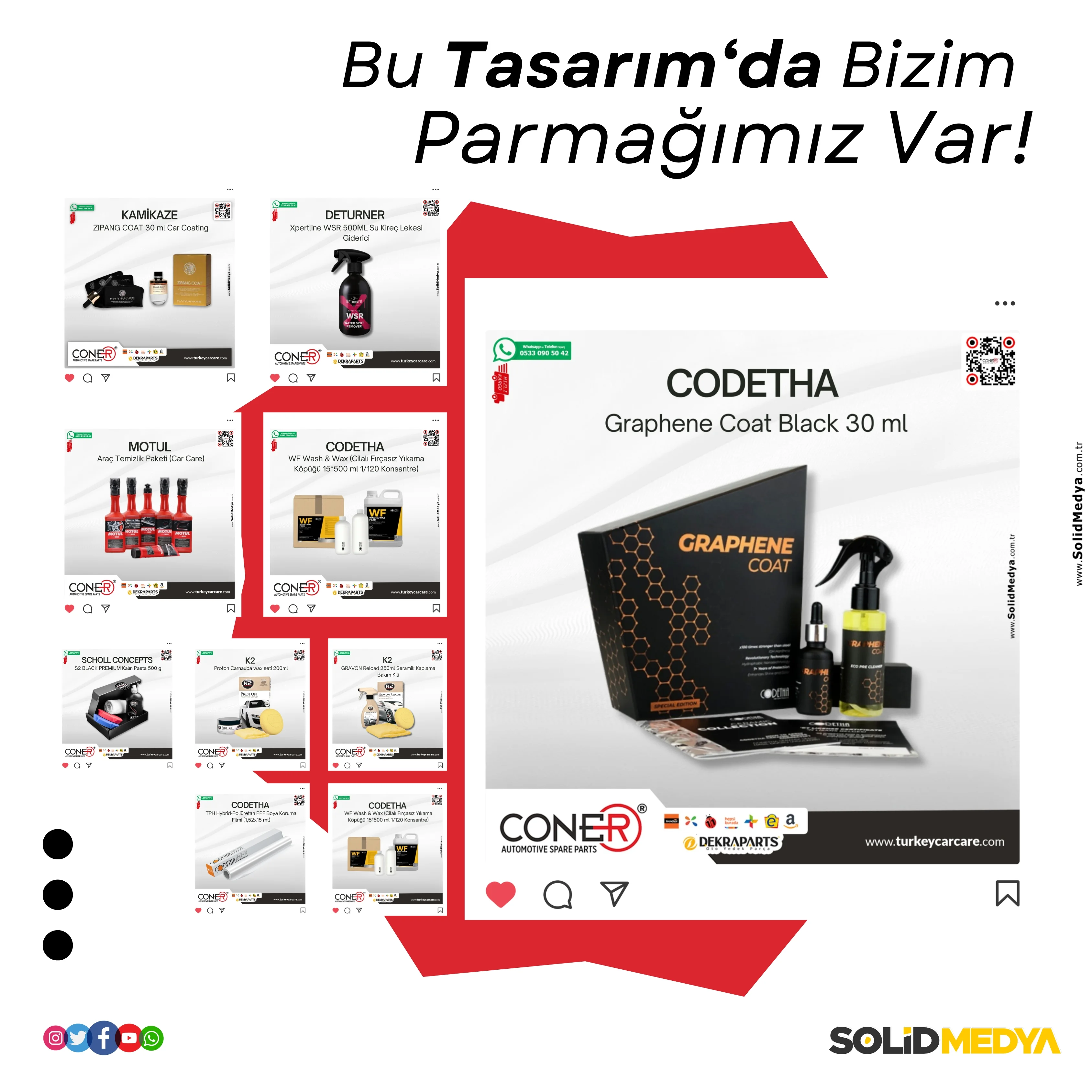 Conerotomotiv - Sosyalmedya Projesi | Solid Medya